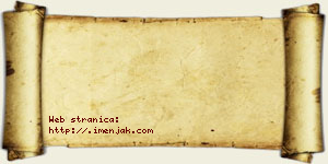 Jelisaveta Jakupi vizit kartica